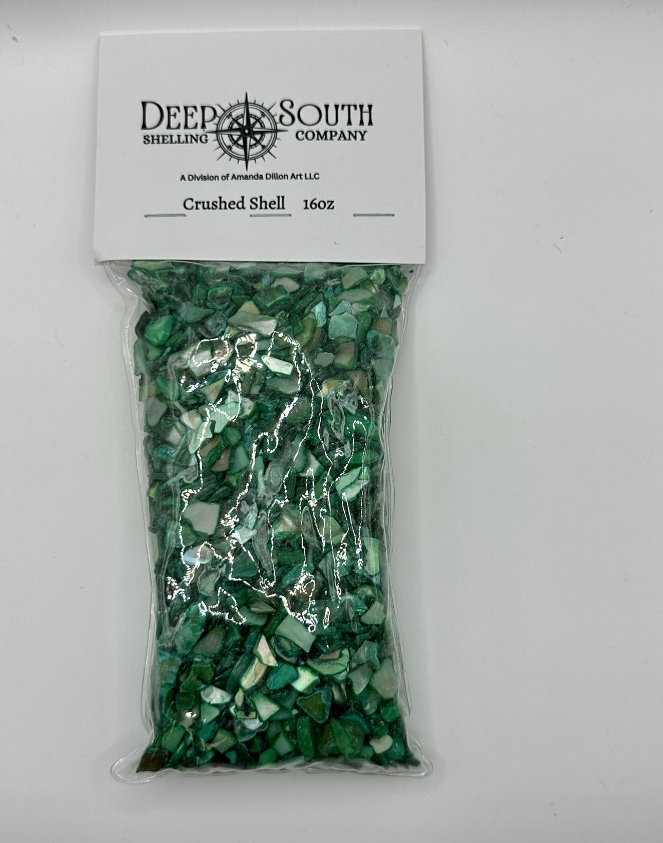 Green Crushed Natural Shell Mix