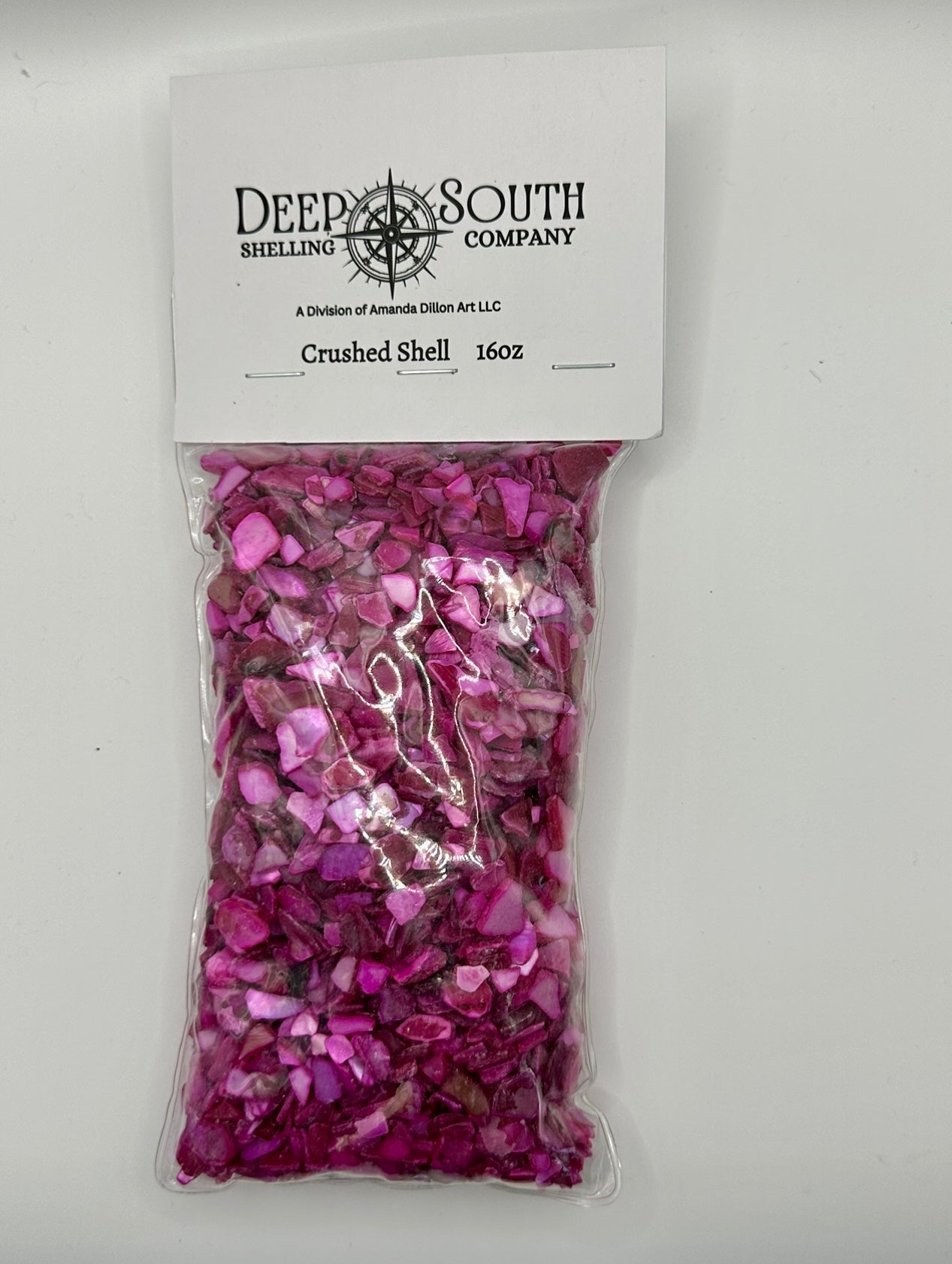 Vibrant Pink Crushed Natural Shell Mix