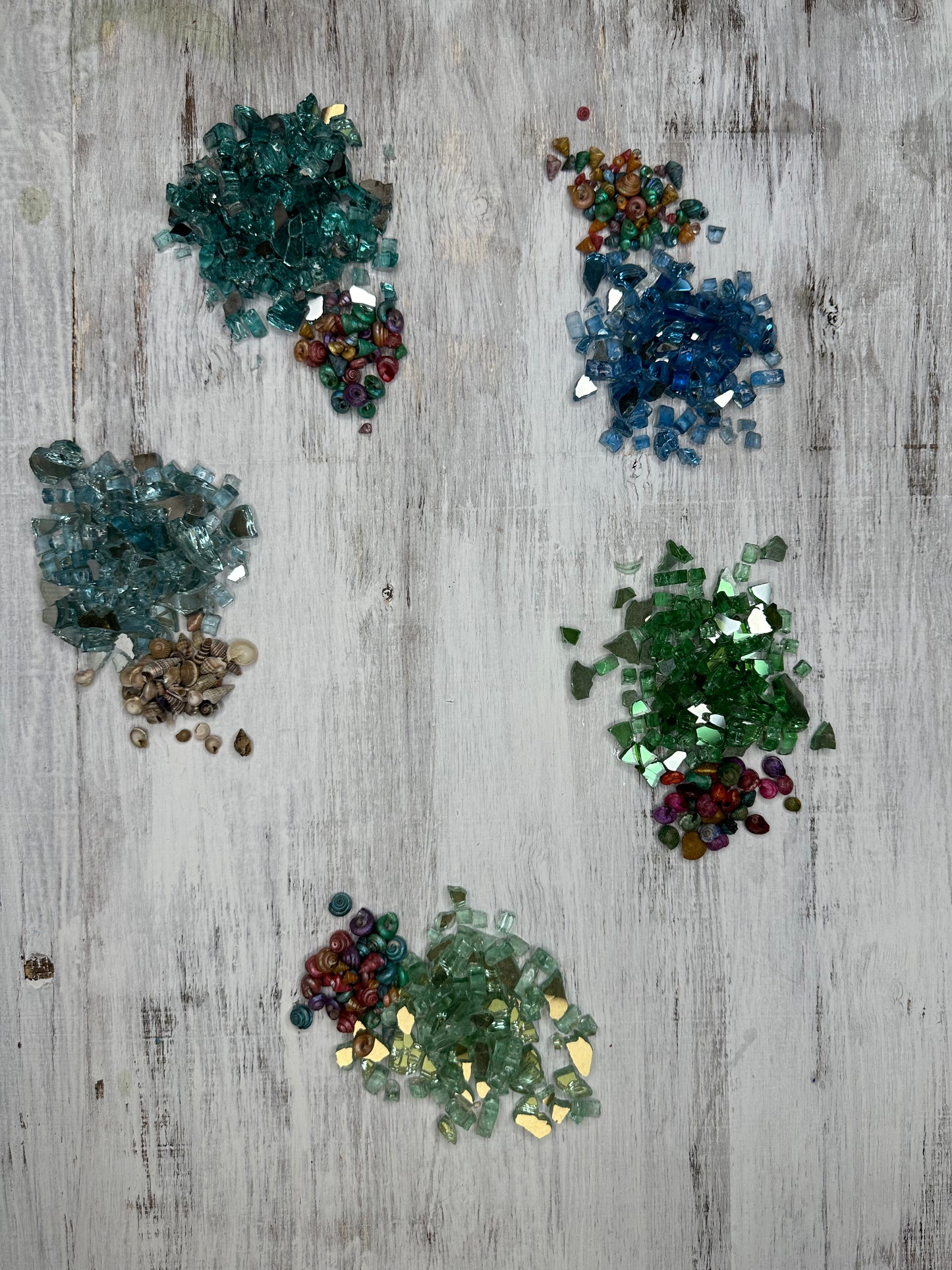 Christmas Tree Glass & Seashell Resin Kit