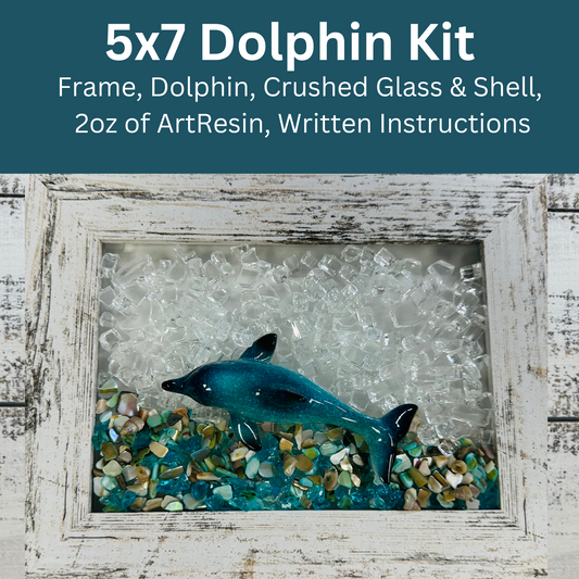 Dolphin Glass Resin Art Kit