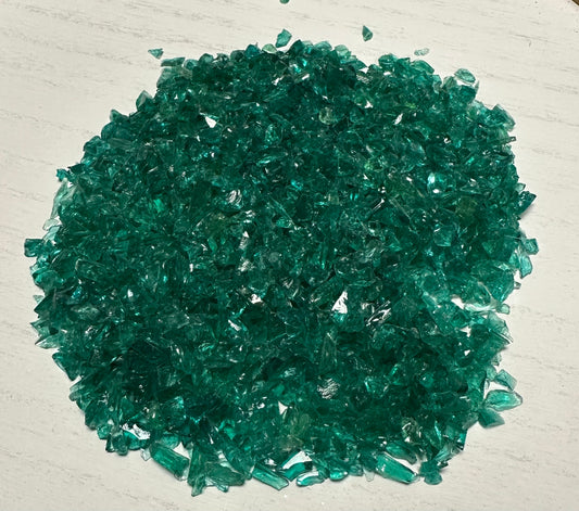 Sea Green Crushed Art Glass