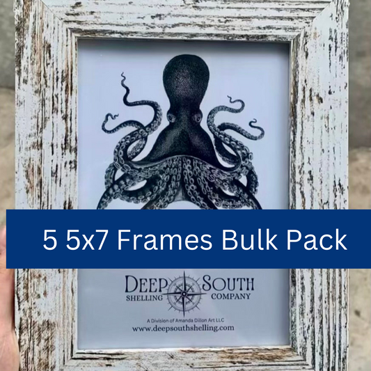 5x7 Weathered Frame 5 Pack