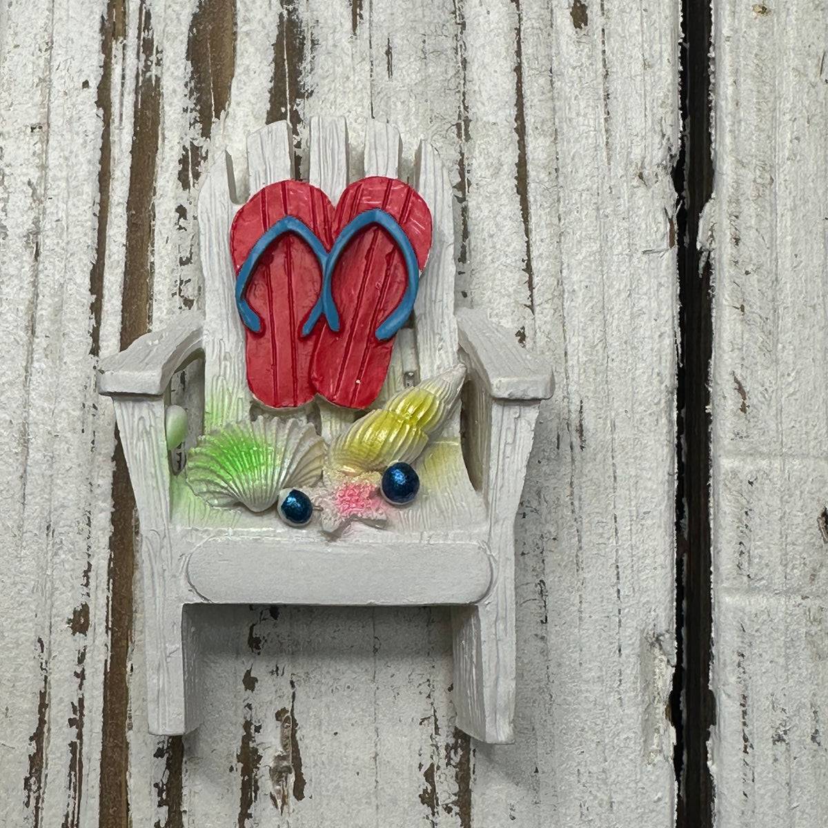 Flip Flops Beach Chair Magnet – Deep South Shelling