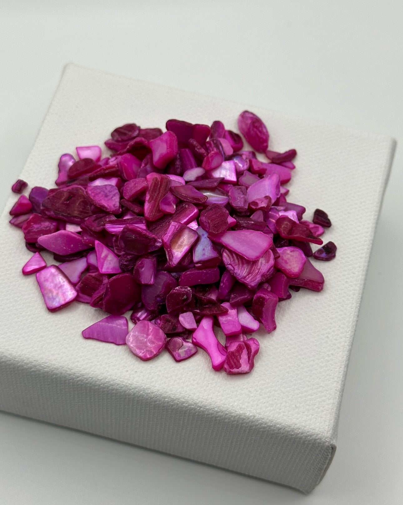 Vibrant Pink Crushed Natural Shell Mix