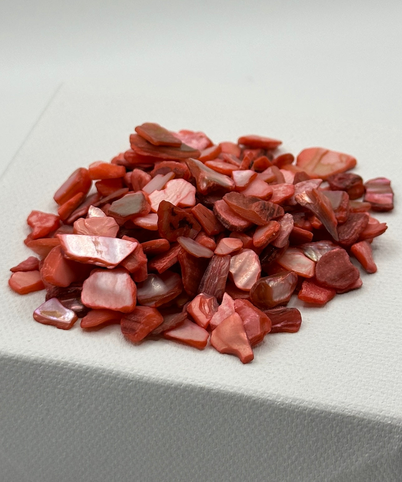 Coral Red Crushed Natural Shell Mix