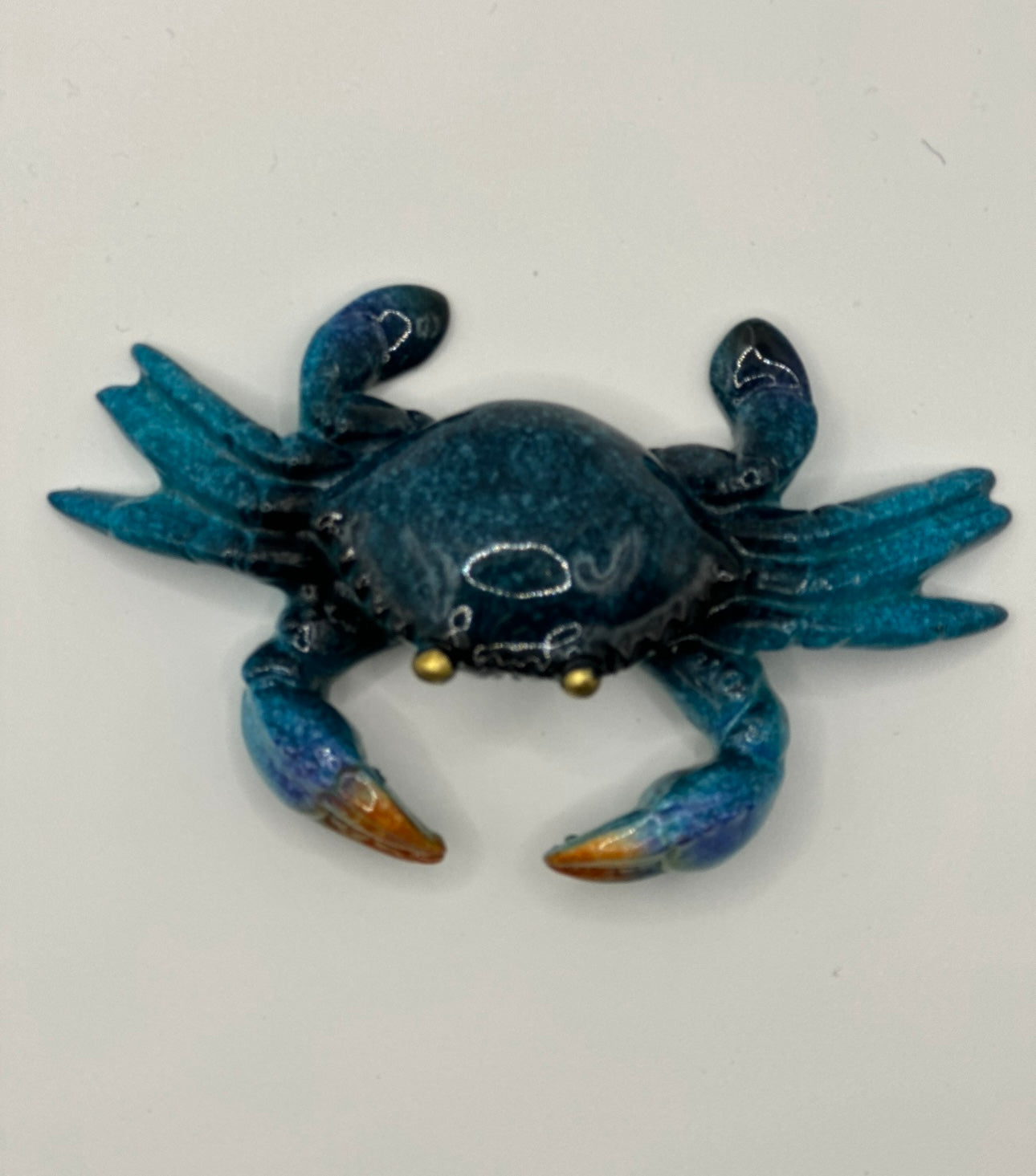 Blue Crab Figurine 4"