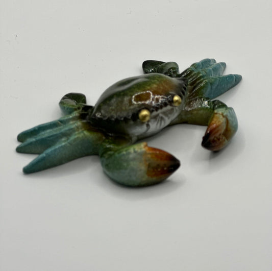 Bulk Q8 Aqua Green Crab Figurine