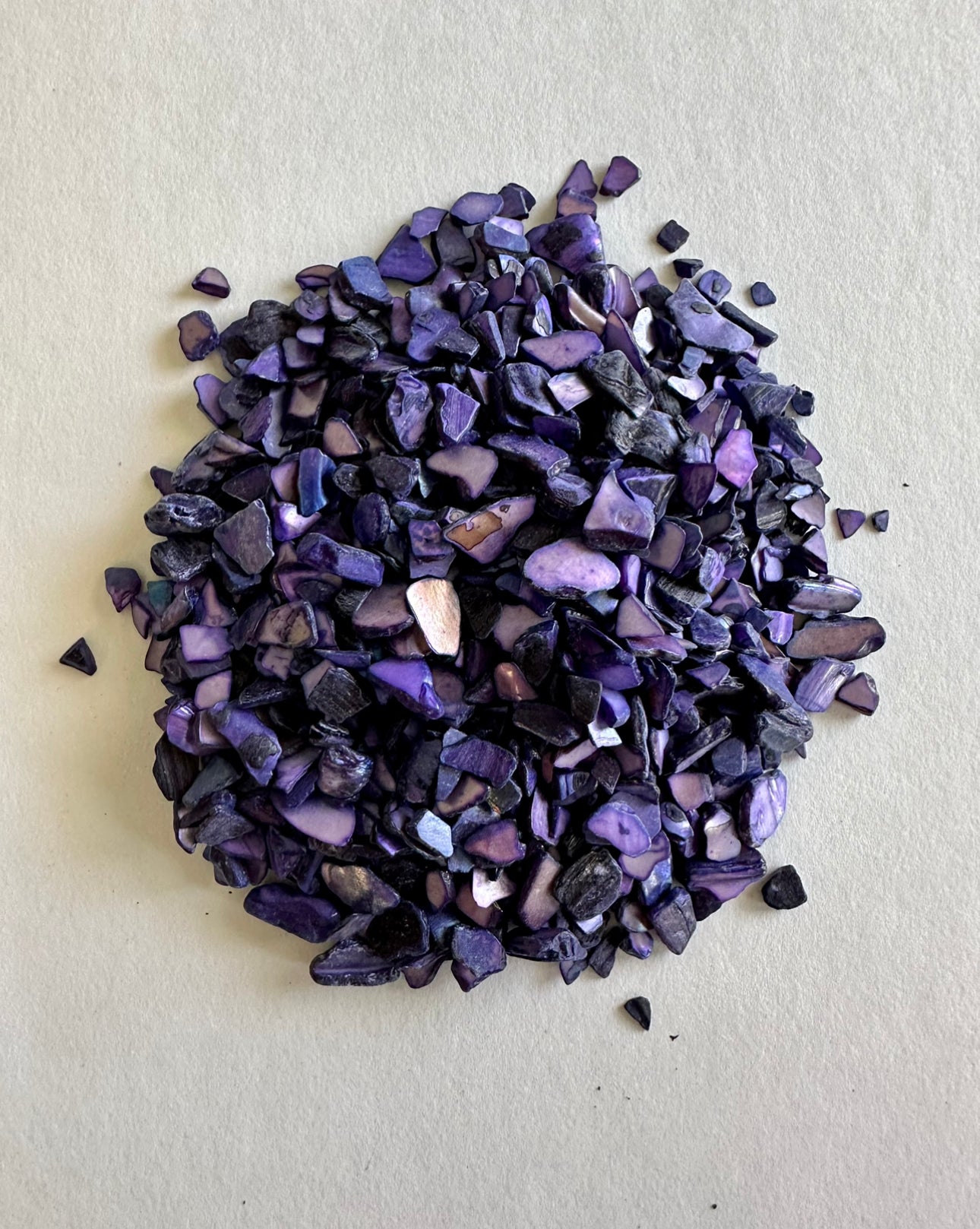 Purple Crushed Natural Shell
