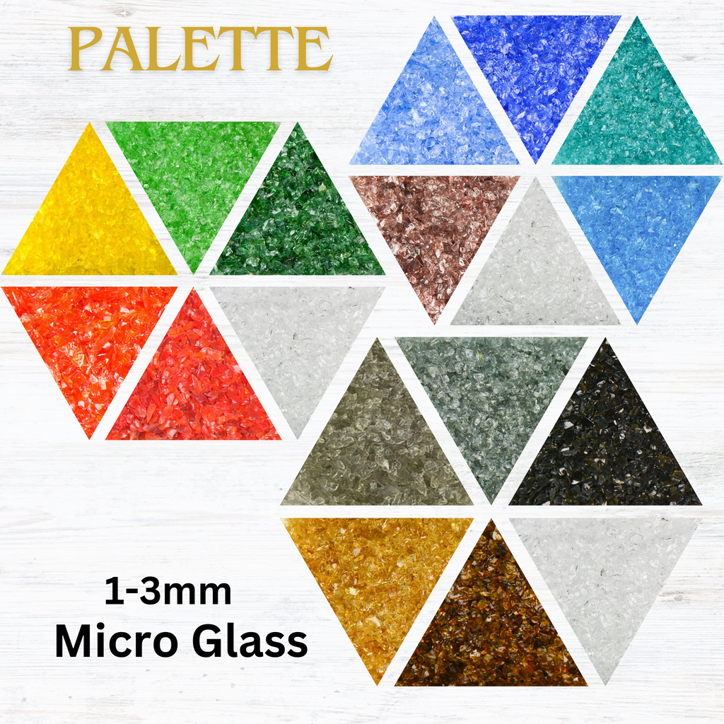 Micro Glass Full Palette, 18 Colors – Deep South Shelling