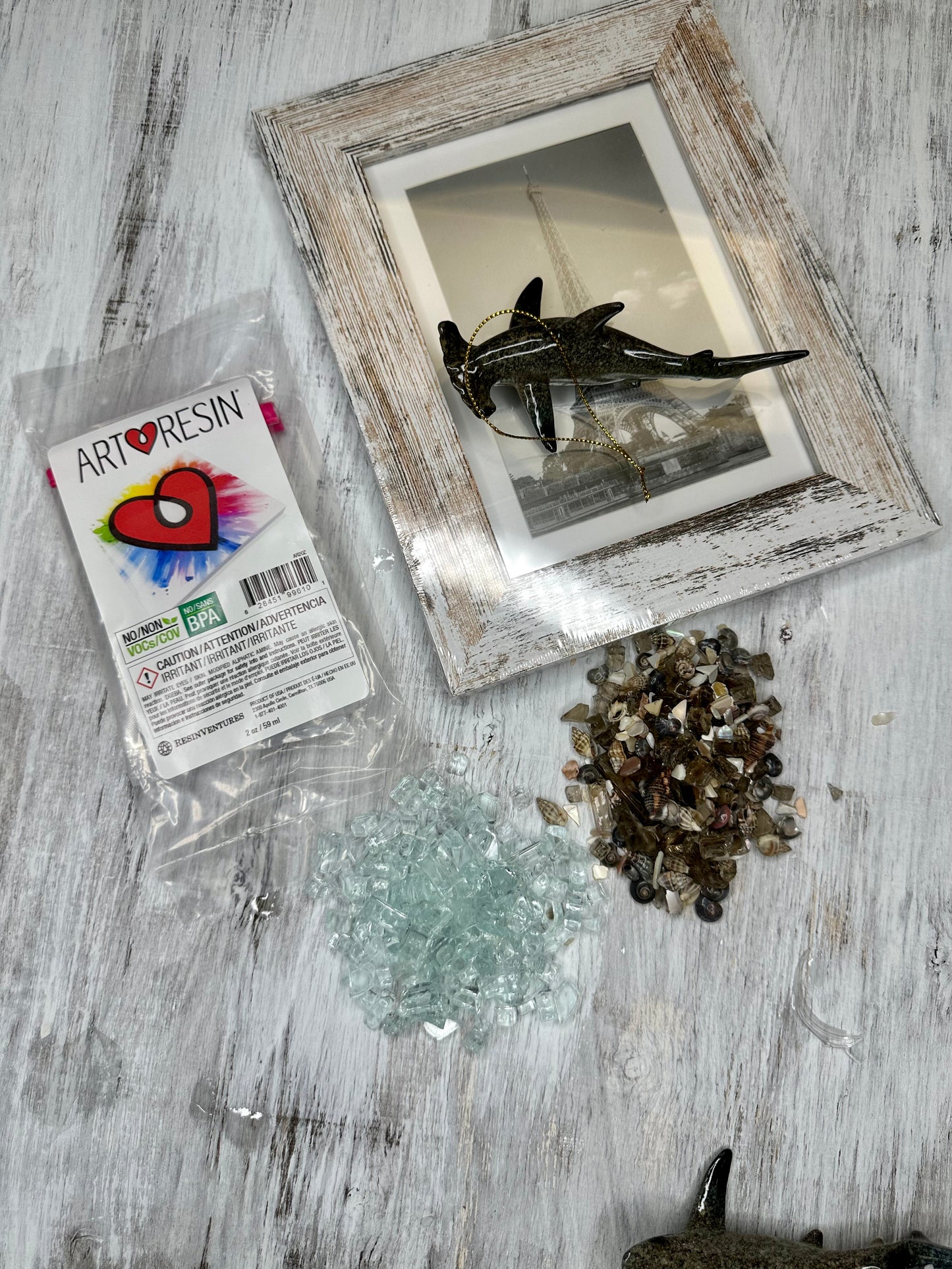 Hammerhead Shark Glass & Resin Kit