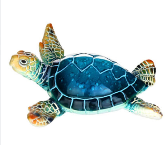 3.25” Aqua Blue Turtle
